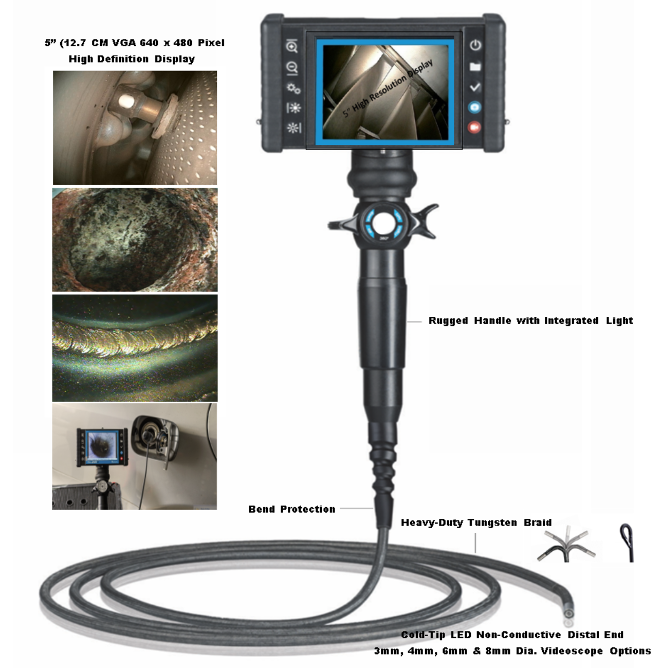 Mil Std 810G Cameras - Explosion Proof Borescopes - Video Borescopes By ITS Videoscopes